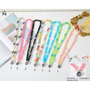 Catena di plastica con chiusura a tre maglie da 70 cm per parti di occhiali - Product Image 1
