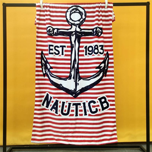 60" <b>Extra</b> <b>Large</b> Terry Backside Pool <b>Towel</b> Custom 4 Color Printed <b>Bath</b> <b>Towel</b> Checkerboard Cotton Sublimation Beach <b>Towel</b> - Product Image 4