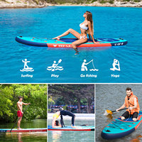 Nouvelle planche à pagaie gonflable (SUP) avec matériau Drop Stitch - Écologique et portable