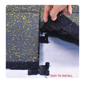 Suelo de Vinilo Antideslizante de Precio Razonable de Fábrica, Instalación con Sistema de Clic para Gimnasios de Crossfit, Protección para Fitness - Product Image 4