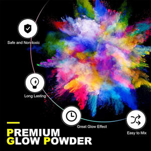Timesrui Glow in the Dark Pigment en poudre, colorant de résine coloré <span class=keywords><strong>pour</strong></span> résine époxy Art Paint Art DIY Crafts Non-Toxic Skin Safe - Product Image 3