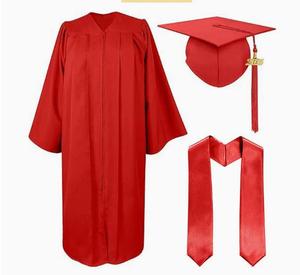 Toga y Birrete de Graduación Negros para Adultos al por Mayor con Borla 2026, Uniforme Escolar, Togas y Birretes de Graduación - Product Image 4