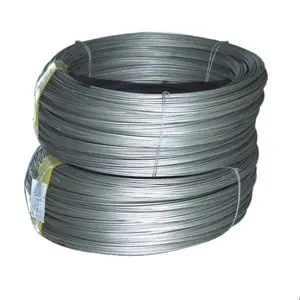 Cina fornitura filo di acciaio ad alto tenore di carbonio 1.8mm 2mm 3mm materiale elettrico zincato utilizzato per rete e recinzione