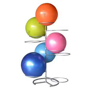 Estante de Almacenamiento para Pelotas de Yoga SM, Soporte de Pelotas de Estabilidad de Múltiples Niveles, Acero Resistente para Gimnasio o Centro de <span class=keywords><strong>Fitness</strong></span> - Product Image 2
