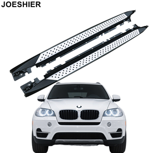 JOESHIER <b>Pedal</b> Type <b>Car</b> Accessories Side Steps SUV Running Board BMW X5 E70 2007-2013 Aluminium Alloy Protection Luxury - Product Image 1
