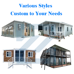 Maison préfabriquée pliable à bon <span class=keywords><strong>prix</strong></span>, 20 pieds, 40 pieds, 2 étages, maison préfabriquée de luxe, 2 étages, 40 pieds, maisons conteneurs extensibles, maison conteneur - Product Image 4