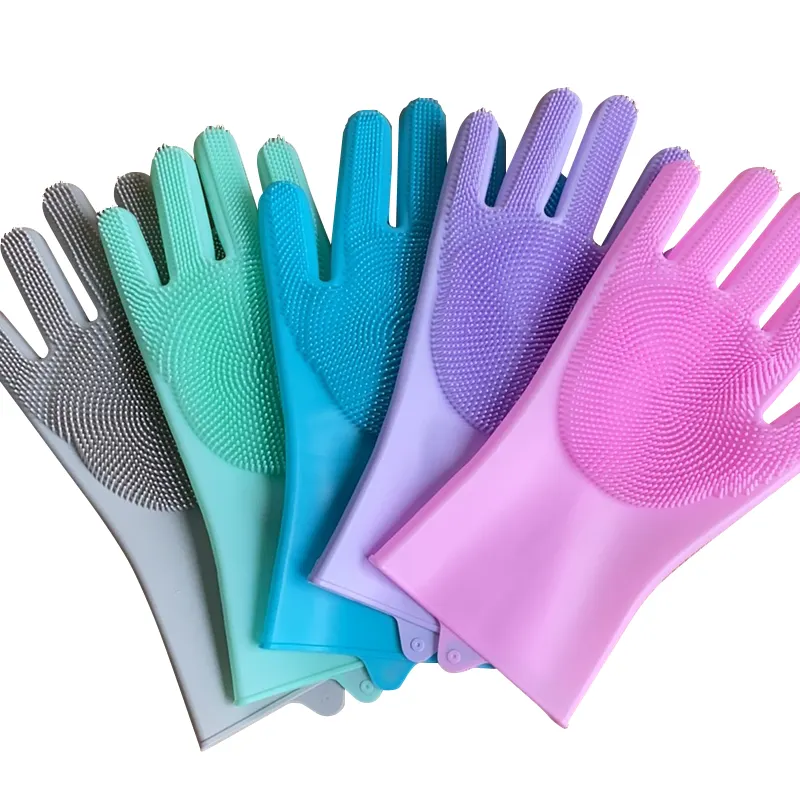 2023 многофункциональные силиконовые перчатки для мытья посуды