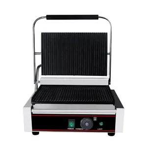 2200W Roestvrij Staal Gietijzer Sandwich Panini Contact Grill Maker