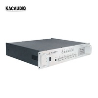 Amplificateur de puissance pour système de sonorisation 150W, mélangeur 2U argenté, amplificateur de tension 6 zones