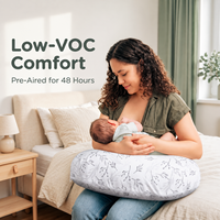Oreiller d'allaitement plat et amovible personnalisé pour bébé, vente en gros, oreiller de haute qualité pour maman allaitante, pour dormir et soutenir le dos (usage hôtelier)
