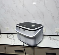 Mini-réfrigérateur électrique 16L 2024 avec compresseur, glacière portable pour extérieur 12V/220V, température de -20°C