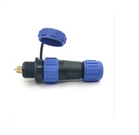 Écran LED 2 broches série SP13 connecteur de câble étanche IP68 circulaire en plastique