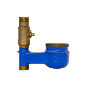 De alto margen productos latón mojado-dail de medidor de agua de <span class=keywords><strong>la</strong></span> instalación de cuerpo con válvula - Product Image 1