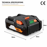 Batterie de remplacement au lithium-ion 18V compatible avec R840085 R840087 R840083 pour la vente en gros et l'approvisionnement OEM