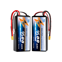 Batterie de drone CALH UAV, batterie de drone 6S 8000mAh 25C pour drone FPV, quadricoptère, avion, hélicoptère