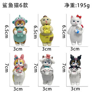 Serie Mofusand, modelo de juguete de PVC, gran oferta, muñecas de gato de dibujos animados de Anime, adornos de juego de moda, decoración bonita <span class=keywords><strong>para</strong></span> niñas, regalo sorpresa - Product Image 5