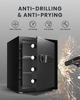 Caja de seguridad digital grande para oficina, caja de seguridad grande para joyería, llave de dinero, caja de seguridad oculta para el hogar del hotel
