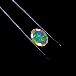 Magnifique cabochon d'opale éthiopienne Welo Multi feu bien poli ovale coupe pierre naturelle incroyable lot de bijoux - Product Image 5