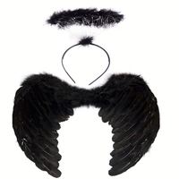 Ensemble d'ailes d'ange pour enfants, très vendu, pour Halloween, Noël, Carnaval