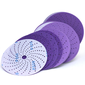 Disco de Lijado de 6 Pulgadas, Color Morado Ciclón, con Múltiples Orificios y Velcro, Kit Diario para Reparación de Carrocería y Colisiones, Se Pueden Mezclar SKU - Product Image 4