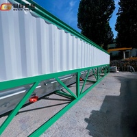 Silo à ciment horizontal personnalisé de 45 m³ avec convoyeur à vis électrique pour le stockage de cendres volantes - Usine Guancheng