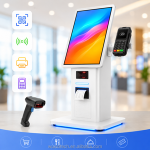 Terminal de paiement automatique à écran tactile en libre-service WUXIN Totem, <span class=keywords><strong>prix</strong></span> d'usine, 32/43 pouces, kiosque de supermarché, kiosque de paiement automatique - Product Image 3