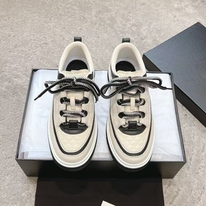 Zapatillas Deportivas Retro Blancas y Negras con Parte Superior de Cuero Genuino, Suela Antideslizante y Diseño Transpirable para Caminar de Forma Casual - Product Image 5