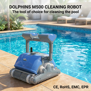Robot Limpiador de Piscinas Portátil Dolphin con Función de Escalada de Paredes y Limpieza Automática - Product Image 1