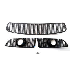 Grille inférieure de pare-chocs avant BMW Série 3 E90 E92 E93 M3, cadre de feux antibrouillard en plastique ABS, pièce de modification automobile - Product Image 2