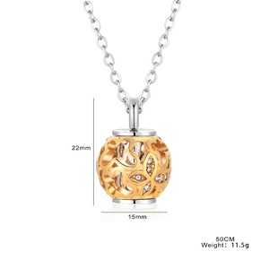 Pendentif papillon creux en acier inoxydable pour cendres, bijou commémoratif, collier pendentif pour cérémonie funéraire - Product Image 5