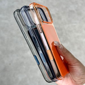 Coque de téléphone antichoc magnétique en PC rigide transparente de haute qualité B417 pour iPhone 17 Pro/Max - Product Image 2