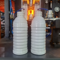 Machine de soufflage automatique de bouteilles en plastique PET à 2 cavités avec PLC et composants, haute productivité, moulage par étirage-soufflage