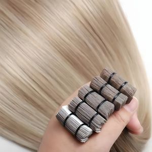 Extensions cheveux vierges donneur brut, Ins invisibles bande cheveux donneur Vietnam et cheveux de bâton alignés cuticule donne - Product Image 4