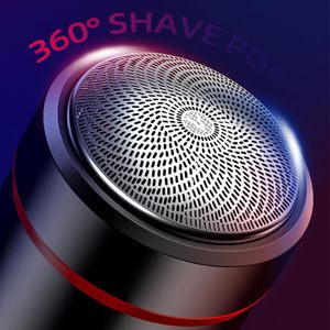 Nueva Mini maquinilla de afeitar portátil eléctrica para hombres, afeitadora rotativa para cara, Barba, <span class=keywords><strong>piernas</strong></span>, cabeza calva, uso doméstico en Hotel, pantalla Digital - Product Image 5