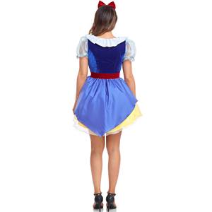 Disfraz de Halloween para Mujer Adulta, Disfraz de Princesa Clásica de Cuento de Hadas, Vestido de Poliéster para Fiesta, Inspirado en Películas y Series de Televisión - Product Image 3