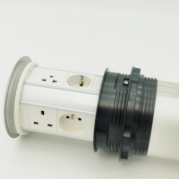 C-2H CE Prise de levage électrique pour bureau avec haut-parleur WIFI Prise de luxe de haute qualité 13A 16A Modulaire Combiné Tour de prise de levage