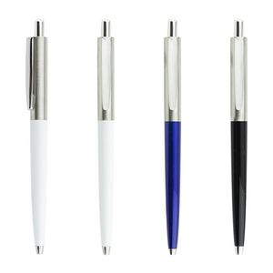 Bolígrafos Clásicos de Metal con Clic, de Acero Inoxidable, Promocionales, Ligeros, Completamente Metálicos, con Logotipo Personalizado, Retráctiles, para Diario o Libro - Product Image 1