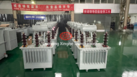 Transformador de Potencia Trifásico Sumergido en Aceite de 33kV 200kVA 300kVA 500kVA 630kVA, Reductor de Voltaje 400V 240V