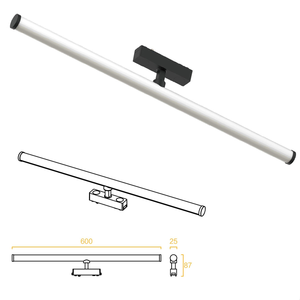 Theo Dõi Spotlight 25W 12W 20W 30W 40W Spotlight Zoomable Có Thể Điều Chỉnh Tại Chỗ Đèn Tuyến Tính Từ Đường Sắt Hệ Thống COB <span class=keywords><strong>LED</strong></span> - Product Image 5