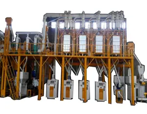 Factory Manufacture 200 tons per day complete set wheat flour mill machine