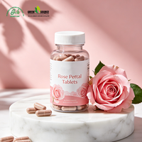 Poudre de fleur de rose de qualité alimentaire, emballage en fût, en vrac