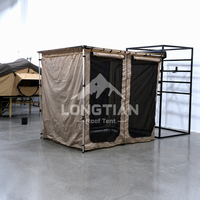 Abacon - Tente de camping 2-en-1 avec panneau intérieur entièrement en maille Oxford 420D, réglage par bouton-poussoir, double configuration, OEM