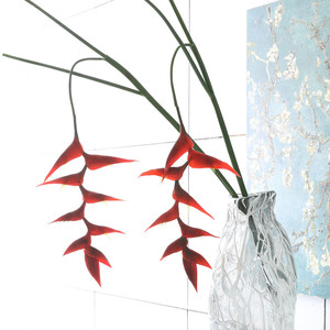 LO-1204 Vente en gros de fleurs artificielles de haute qualité au toucher réel, fleurs de <span class=keywords><strong>paradis</strong></span> artificielles suspendues pour arrangements floraux tropicaux - Product Image 2