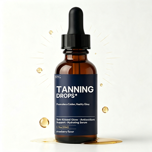 Gouttes de bronzage OEM de haute qualité saveur fraise, vitamines et astaxanthine pour l'éclat de la peau, soutien du collagène et un teint sain - Product Image 3
