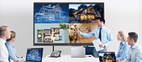 Panneau interactif de Digital de panneau de contact de tableau blanc 4K d'affichage et d'affichage numérique