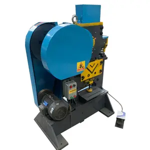 Metal tipi fonksiyon delme ve kesme makinesi delme ve kesme için taşınabilir hidrolik Ironworker makinesi