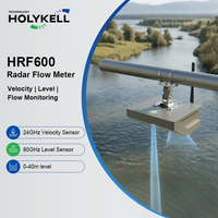 Débitmètre radar sans contact Holykell HRF600, capteur de vitesse d'eau pour la surveillance des rivières et des canaux d'irrigation
