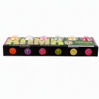 Lot de 6 bombes à cocktail en gros, coffret cadeau de bombes à mocktail, logo personnalisé, marque privée, bombes pétillantes scintillantes en vrac pour événements et mariages