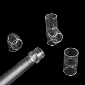 Conector en T de acrílico transparente de 25 mm de diámetro interior, recto/codo, tapón final para tuberías de acuario, acoplamiento chino - Product Image 4