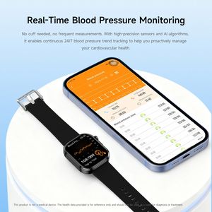 <span class=keywords><strong>Montre</strong></span> connectée 2025 GE52 1,88 pouces écran tactile HD complet, ECG, tension artérielle, <span class=keywords><strong>montre</strong></span> de santé, appels Bluetooth, Relojes Inteligentes, <span class=keywords><strong>montre</strong></span> connectée - Product Image 5